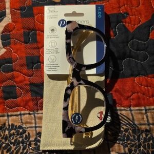 Patterned Blue Light Glasses 3098 Showbiz +100